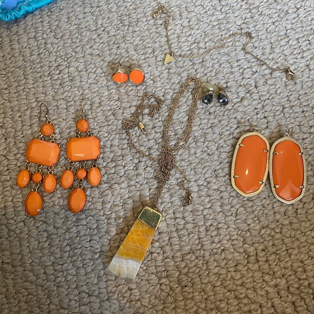 🍊🧡Kendra Scott & more -orange jewelry